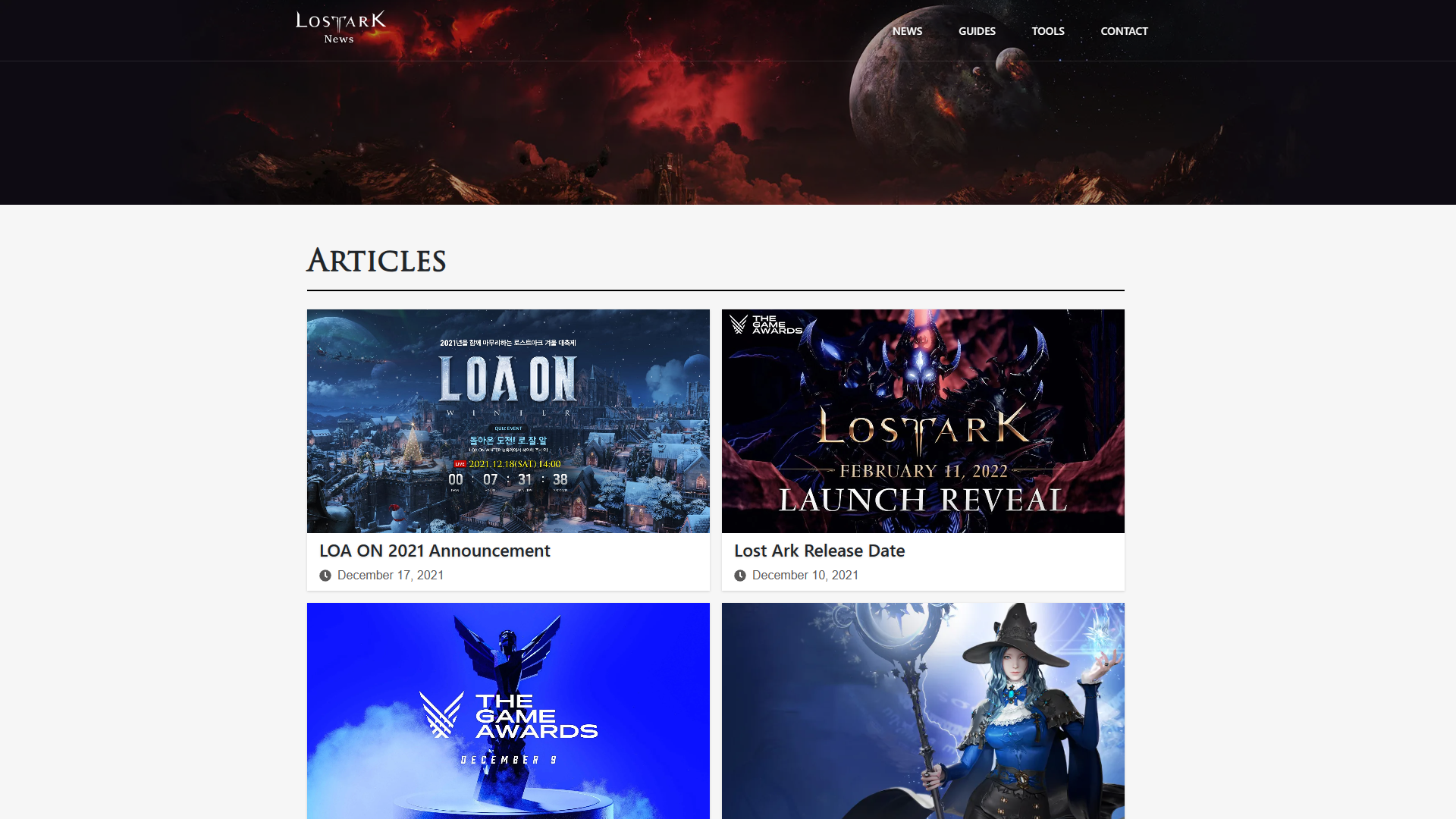 Project Lost Ark News